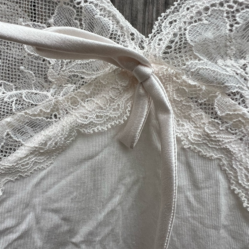 NWT Victorias Secret Lingerie Very Sexy Modal Lace Plunge Bodysuit Sz La… - Picture 9 of 15